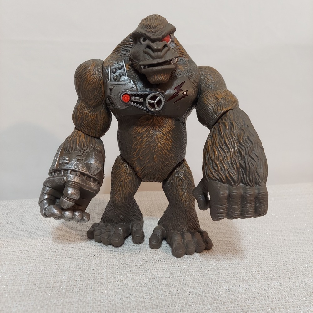 Lanard Cyber Kong Jurassic Clash Mega‎ Monster Toy 10" Figure 2009 Tested Works